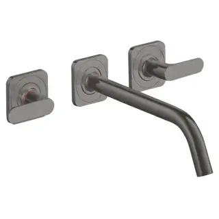 Axor Citterio M Смеситель для раковины встраиваемый, внеш. часть, с д/к, цвет: шлифов. черный хром 34315340