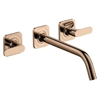 Axor Citterio M Смеситель для раковины встраиваемый, внеш. часть, с д/к, цвет: полир. красное золото 34315300