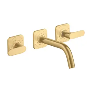 Axor Citterio M Смеситель для раковины встраиваемый внешняя часть, с д/к, цвет: шлифованное золото 34313250