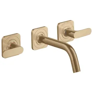 Axor Citterio M Смеситель для раковины встраиваемый внешняя часть, с д/к, цвет: шлифованная бронза 34313140