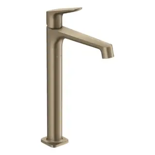 Axor Citterio M Смеситель для раковины высокий на 1 отверстие с дон. клап., цвет: шлифованный никель 34127820