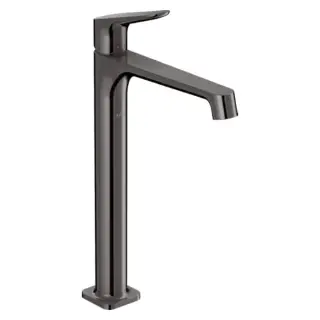 Axor Citterio M Смеситель для раковины высокий на 1 отверстие с д/к, цвет: полированный черный хром 34127330