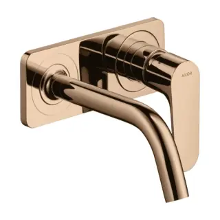 Axor Citterio M Смеситель для раковины встраиваемый внешн. часть, с д/к, цвет: полир. красное золото 34112300