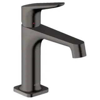 Axor Citterio M Смеситель для раковины на 1 отверстие с донным клап., цвет: шлифованный черный хром 34010340