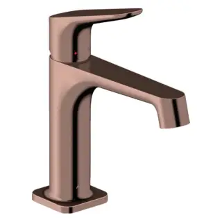 Axor Citterio M Смеситель для раковины на 1 отверстие с дон. клап., цвет: полирован. розовое золото 34010300