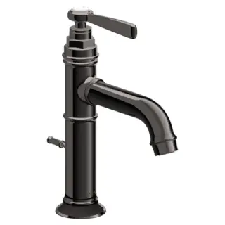 Axor Montreux Смеситель для раковины на 1 отверстие с донным клап., цвет: полированный черный хром 16515330