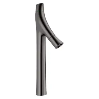 Axor Starck Organic Смеситель для раковины высокий на 1 отверстие с д/к, цвет: полир. черный хром 12013330