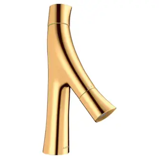 Axor Starck Organic Смеситель для раковины на 1 отверстие с донным клап., цвет: полированное золото 12011990