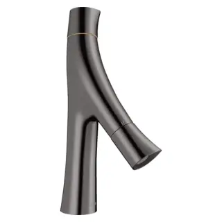 Axor Starck Organic Смеситель для раковины на 1 отверстие с дон. клап., цвет: полирован. черный хром 12011330