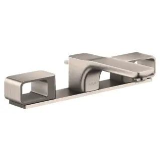 Axor Urquiola Смеситель для раковины на 3 отверстия с донным клапаном, цвет: нержавеющая сталь 11040800