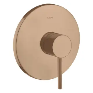 Axor Starck Смеситель для душа встраиваемый, внешняя часть, цвет: шлифованное розовое золото 10616310
