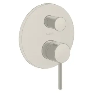 Axor Starck Смеситель для ванны встраиваемый на 2 потребителя, цвет: нержавеющая сталь 10418800