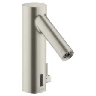 Axor Starck Смеситель для раковины электронный без донного клапана, цвет: нержавеющая сталь 10140800