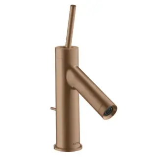 Axor Starck Смеситель для раковины на 1 отверстие с донным клап., цвет: шлифованное розовое золото 10116310