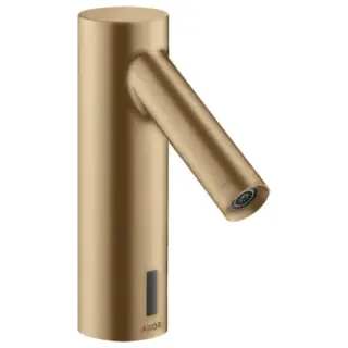 Axor Starck Смеситель для раковины электронный без донного клапана, цвет: шлифованная бронза 10106140