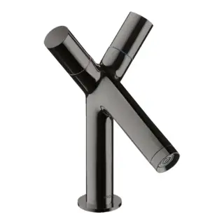 Axor Starck Смеситель для раковины на 1 отверстие с донным клап., цвет: полированный черный хром 10030330