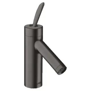 Axor Starck Смеситель для раковины на 1 отверстие с донным клапаном, цвет: шлифованный черный хром 10018340