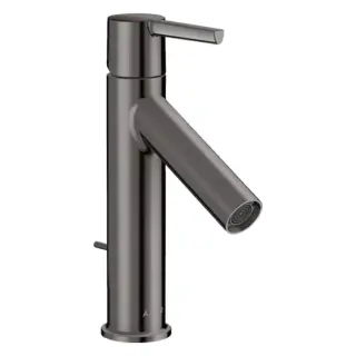 Axor Starck Смеситель для раковины на 1 отверстие с донным клапаном, цвет: полированный черный хром 10007330