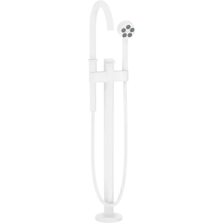 Axor One Смеситель для ванны напольный, однорычажный, цвет: матовый белый 48440700