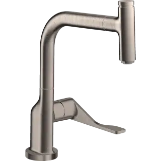 Axor Citterio Смеситель для кухни с выдвижным изливом, однорычажный, цвет: нержавеющая сталь 39864800