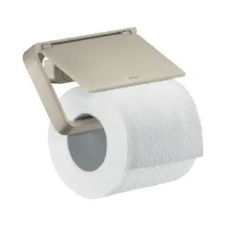 Axor Universal Держатель для туалетной бумаги с крышкой подвесной, латунь, цвет: шлифованный никель 42836820