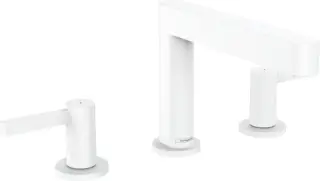 Hansgrohe Finoris Смеситель для раковины на 3 отверстия двухвентильный, цвет: матовый белый 76033700