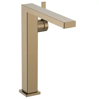 Hansgrohe Tecturis E Смеситель для раковины, высокий, без донного клапана, цвет: шлифованная бронза 73072140
