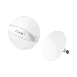 Hansgrohe Flexaplus Внешняя часть набора для слива и перелива, цвет: матовый белый 58185700