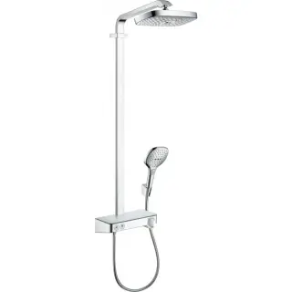 Hansgrohe Raindance Select E Душевая стойка: термостат, верхний душ EcoSmart 30x16 см, цвет: хром 27283000