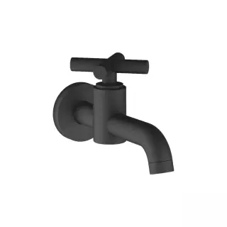 Dornbracht Tara Кран настенный вентильный для холодной воды, цвет: черный матовый 30010892-33