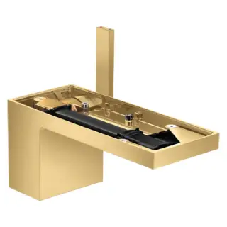 Axor MyEdition Смеситель для раковины на 1 отверстие с донным клапаном, цвет: шлифованное золото 47012250