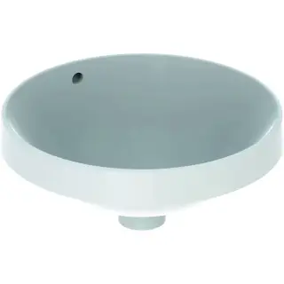 Geberit VariForm Раковина встраиваемая сверху 40x40x17h см, без отв, цвет: белый 500.700.01.2