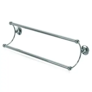 Burlington Classic Полотенцедержатель двойной 66 см, подвесной, цвет: хром глянцевый A17 CHR