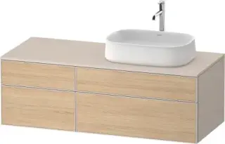 Duravit Zencha Тумба 130x55x44,2h см, цвет: дуб натур./серо-коричн. супермат. ZE4827030830000