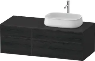 Duravit Zencha Тумба под раковину 130x55x44,2h см, цвет: дуб черный/графит супермат. ZE4827016800000