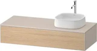 Duravit Zencha Тумба 130x55x28,1h см, цвет: дуб натур./серо-коричн. супермат. ZE4812R30830000