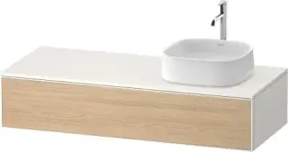 Duravit Zencha Тумба под раковину 130x55x28,1h см, цвет: дуб натур./белый супермат. ZE4812R30840000
