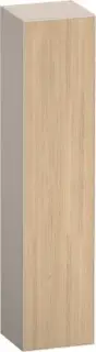 Duravit Zencha Шкаф-пенал 40х36х176h см, цвет: дуб натур./серо-коричн. супермат. ZE1352R30830000
