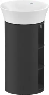 Duravit White Tulip Тумба под раковину напол. 41x41x75h см, цвет: графит шелковисто-мат. WT423905858