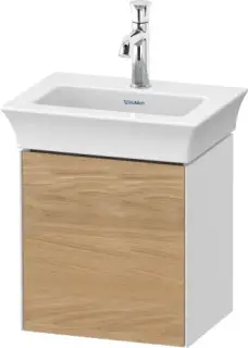 Duravit White Tulip Тумба под раковину 38,4x29,8x41h см, цвет: белый глянц./дуб натур. WT4240RH585