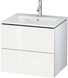 Duravit L-Cube Тумба под раковину подвесн. с 2-мя ящ. 62x48,1x55h см, цвет: белый глянц. LC624008585