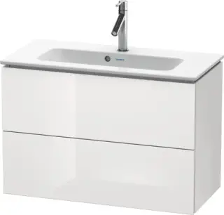 Duravit L-Cube Тумба под раковину подвесн. с 2-мя ящ. 82x39,1x55h см, цвет: белый глянц. LC625702222