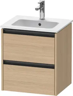 Duravit Ketho.2 Тумба под раковину с 2-мя ящ. 51x42x54,9h см, цвет: дуб натур. K25261030300000