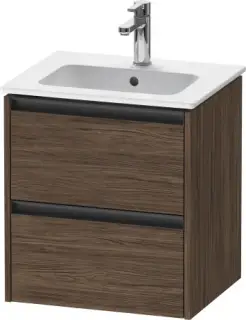 Duravit Ketho.2 Тумба под раковину с 2-мя ящ. 51x42x54,9h см, цвет: орех темн. K25261021210000