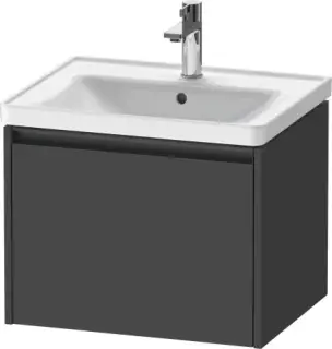 Duravit Ketho.2 Тумба под раковину с 1-им ящ. 58,4x45,5x44h см, цвет: графит мат. K25081049490000