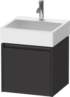 Duravit Ketho.2 Тумба под раковину с 1-им ящ. 48,4x46x44h см, цвет: графит супермат. K25074080800000
