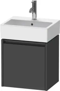 Duravit Ketho.2 Тумба под раковину подвесная 43,4x33,8x44h см, цвет: графит матовый K25070L49490000