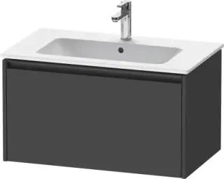 Duravit Ketho.2 Тумба под раковину с 1-им ящ. 81x48x44h см, цвет: графит мат. K25063049490000