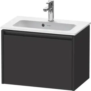 Duravit Ketho.2 Тумба под раковину с 1-им ящ. 61x39x44h см, цвет: графит супермат. K25055080800000