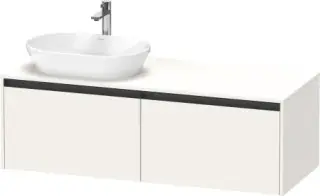 Duravit Ketho.2 Тумба под раковину слева 140x55x45,9h см, цвет: белый супермат. K24888L84840000